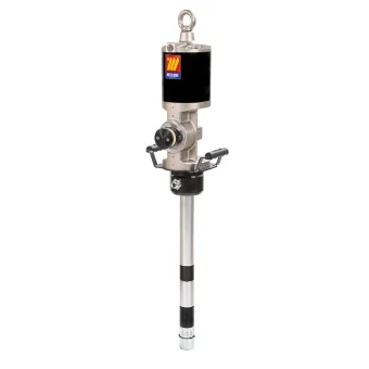 Meclube - pompa pneumatica industriale per grassi r40:1 mod. 1240p flangiata doppio effetto