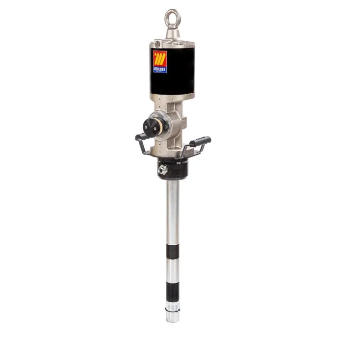 Meclube - pompa pneumatica industriale per grassi r40:1 mod. 1240p flangiata doppio effetto