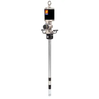 Meclube - pompa pneumatica industriale per grassi r70:1 mod. 1270 flangiata doppio effetto