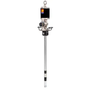Meclube - pompa pneumatica industriale per grassi r70:1 mod. 1270 flangiata doppio effetto
