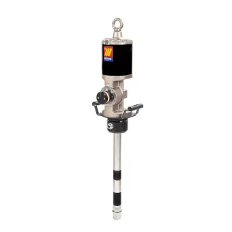 Meclube - pompa pneumatica industriale per grassi r70:1 mod. 1270p flangiata doppio effetto