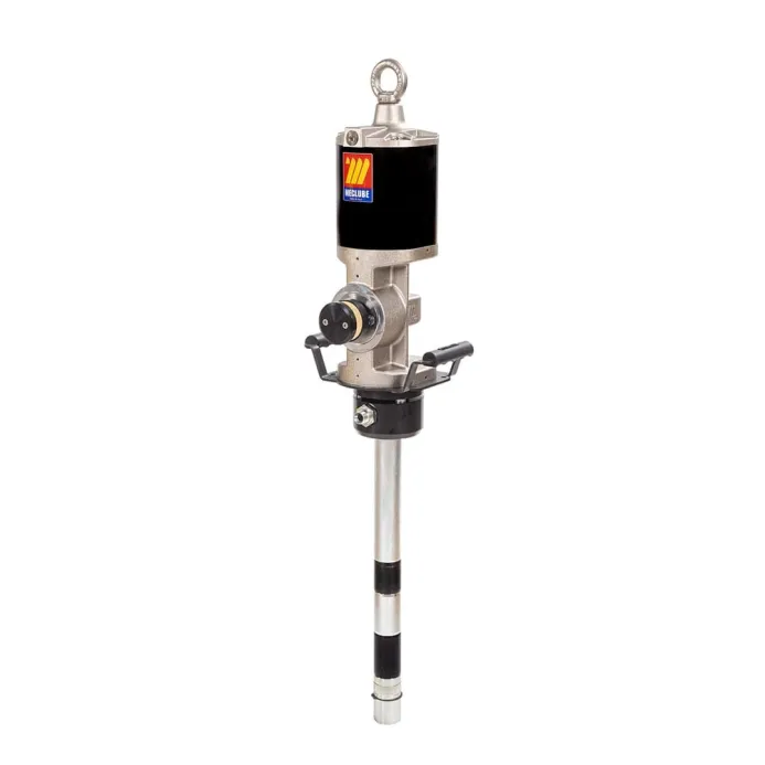 Meclube - pompa pneumatica industriale per grassi r70:1 mod. 1270p flangiata doppio effetto