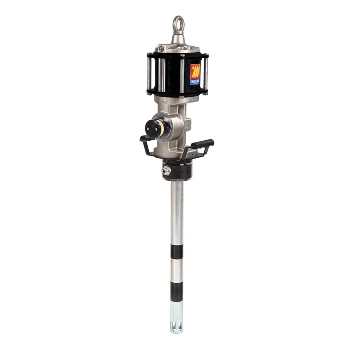 Meclube - pompa pneumatica industriale per grassi r75:1 mod. 1575 flangiata doppio effetto