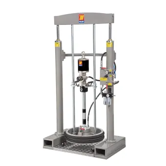 Meclube - kit pressa-sollevatore grasso per fusti da 180-220 kg con pompa r40:1 10 kg/min