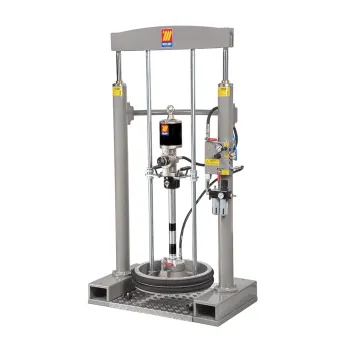 Meclube - kit pressa-sollevatore grasso per fusti da 180-220 kg con pompa r70:1 6,0 kg/min
