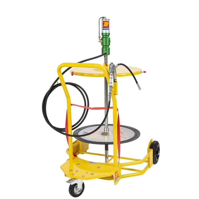 Meclube - completo grasso carrellato per fusti da 180-220 kg r60:1