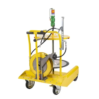 Meclube - completo grasso carrellato per fusti da 180-220 kg r60:1 con avvolgitubo