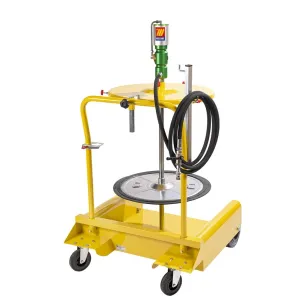 Meclube - completo pompa travaso grasso carrellato per fusti da 180-220 kg r14:1