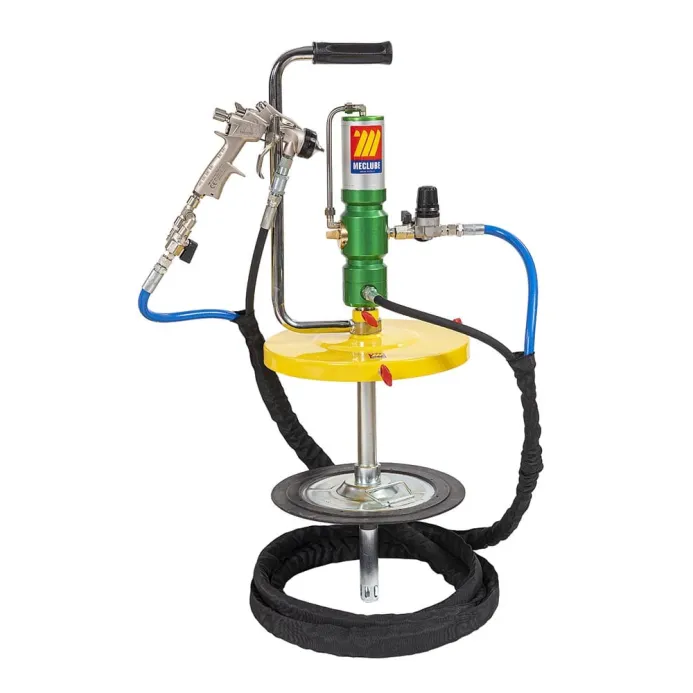 Meclube - completo pompa per spruzzare il grasso per fusti da 18-30 kg r60:1