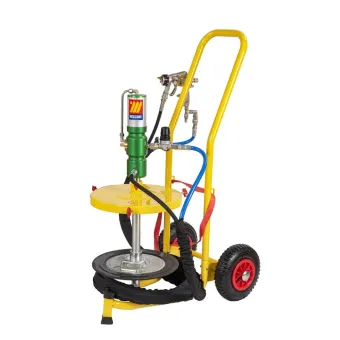 Meclube - completo pompa per spruzzare il grasso carrellato per fusti da 18-30 kg r60:1