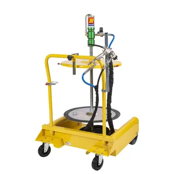 Meclube - completo pompa per spruzzare il grasso carrellato per fusti da 180-220 kg r60:1