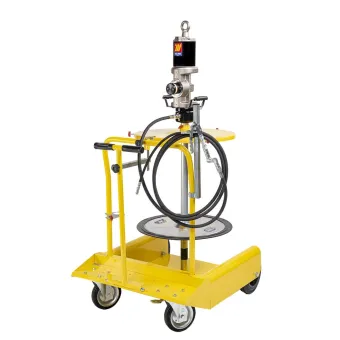 Meclube - completo grasso industriale carrellato per fusti da 180-220 kg r50:1