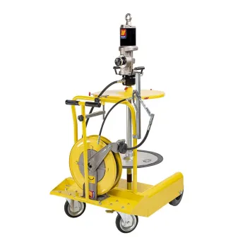 Meclube - completo grasso industriale carrellato per fusti da 180-220 kg r50:1