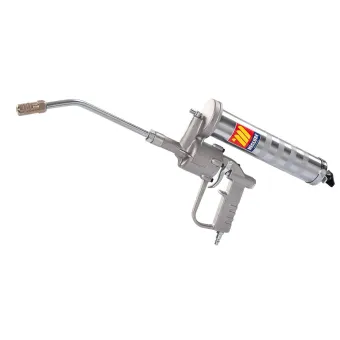 Meclube - pistola pneumatica ingrassaggio r50:1 da 500 cc con tubo rigido e testina