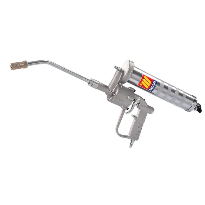 Meclube - pistola pneumatica ingrassaggio r50:1 da 500 cc con tubo rigido e testina