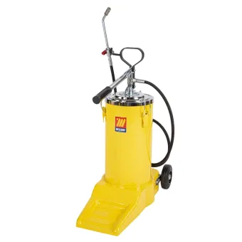 Meclube - ingrassatore manuale ad alta pressione carrellato per fusti da 16 kg