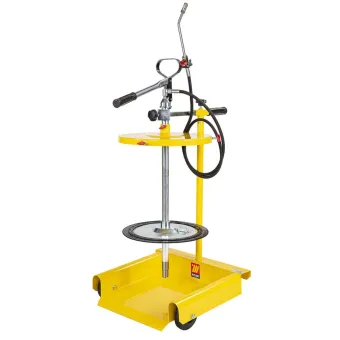 Meclube - ingrassatore manuale ad alta pressione carrellato per fusti da 50-60 kg