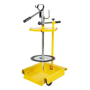 Meclube - pompa manuale travaso grasso carrellata per fusti da 50-60 kg