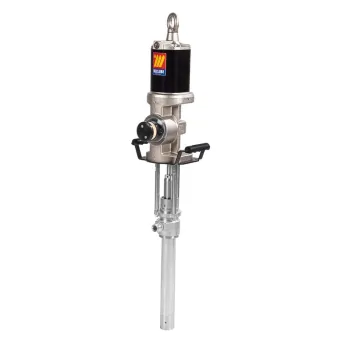 Meclube - pompa pneumatica industriale per olio e prodotti chimici mod.908d disgiunta r8:1 doppio effetto portata 40 l/min