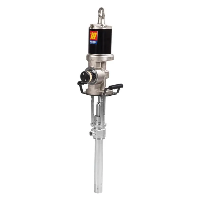 Meclube - pompa pneumatica industriale per olio e prodotti chimici mod.908d disgiunta r8:1 doppio effetto portata 40 l/min
