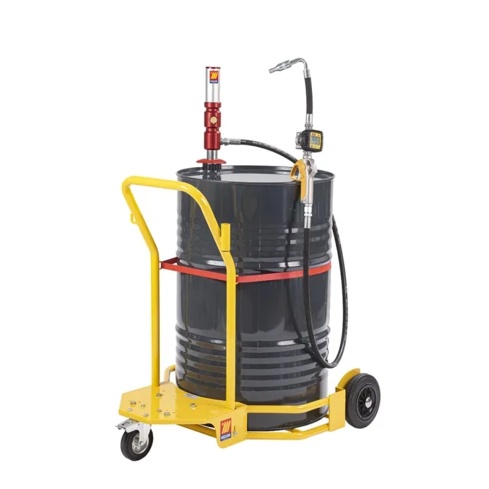 Meclube - completo olio carrellato per fusti da 180-220 l r1:1 portata 35 l/min