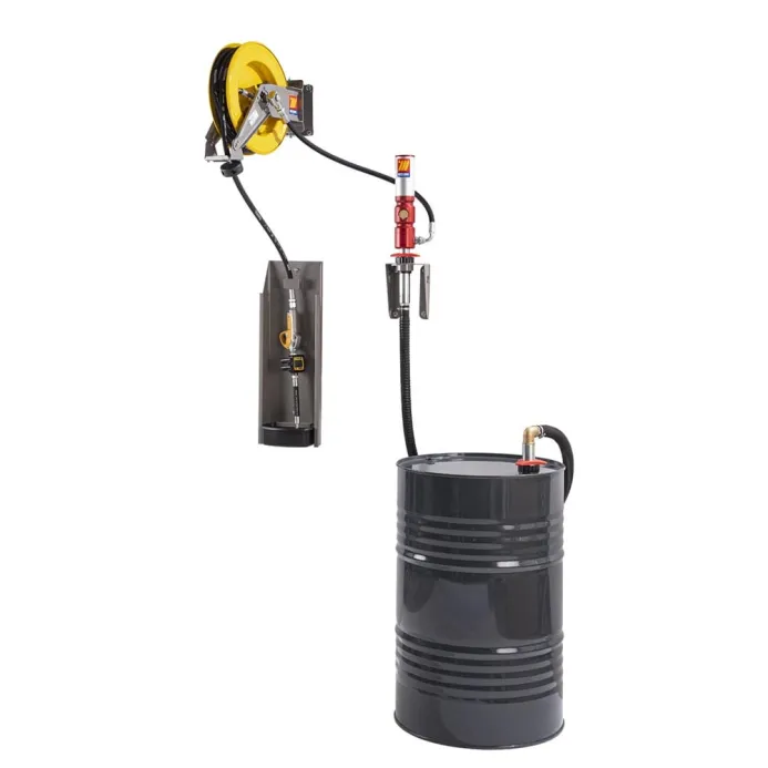 Meclube - completo olio a parete per fusti da 180-220 l