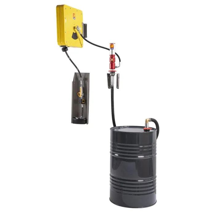 Meclube - completo olio a parete per fusti da 180-220 l