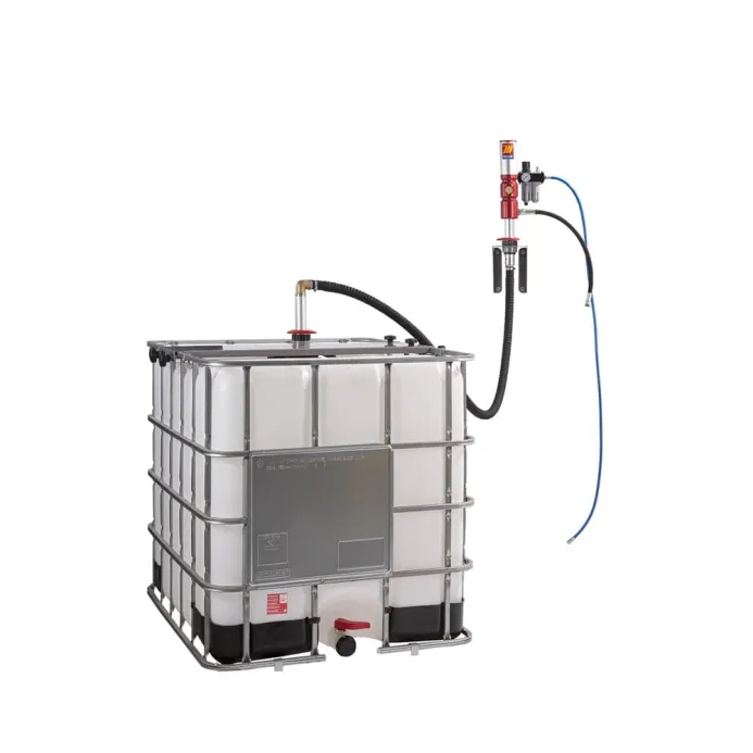Meclube - completo olio a parete da cisterna ibc 1000 l r3:1 portata 30 l/min
