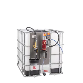 Meclube - completo olio da cisterna ibc 1000 l r3:1 portata 30 l/min con pompa frontale