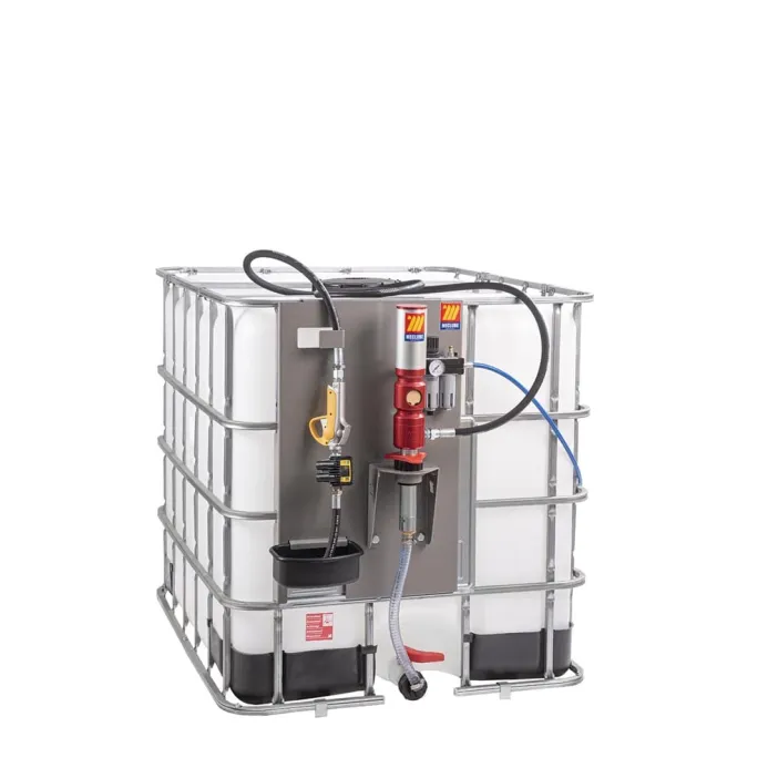 Meclube - completo olio da cisterna ibc 1000 l r3:1 portata 30 l/min con pompa frontale