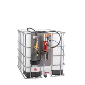 Meclube - completo olio da cisterna ibc 1000 l r3:1 portata 30 l/min con pompa frontale
