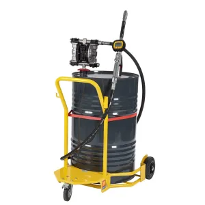 Meclube - completo olio carrellato con pompa a membrana per fusti da 180-220 l r1:1 3/4” portata 110 l/min