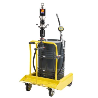 Meclube - completo olio carrellato industriale per fusti da 180-220 l