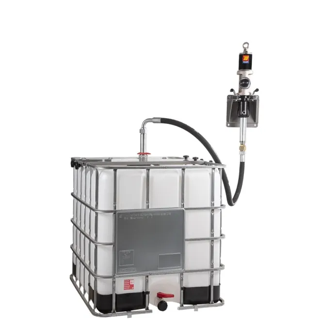 Meclube - completo olio pompa industriale a parete per cisterne da 700-1000 l