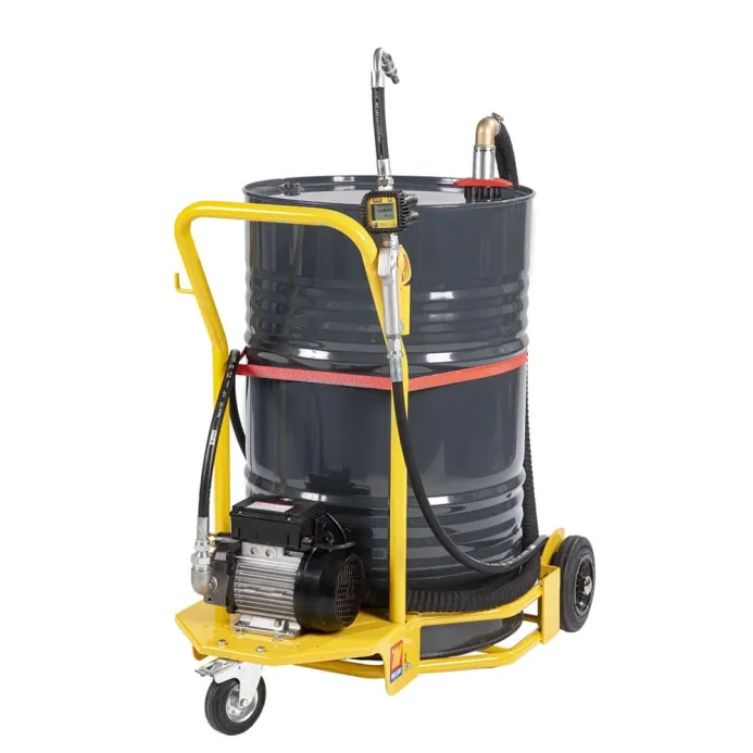 Meclube - completo olio pompa elettrica 230v per fusti da 180-220 l