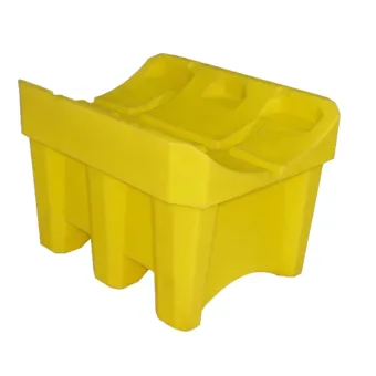 Meclube - supporto rialzo orizzontale in polietilene per 1 fusto da 50-220 l