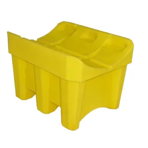 Meclube - supporto rialzo orizzontale in polietilene per 1 fusto da 50-220 l