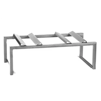 Meclube - supporto orizzontale per 2 fusti 180-220 l