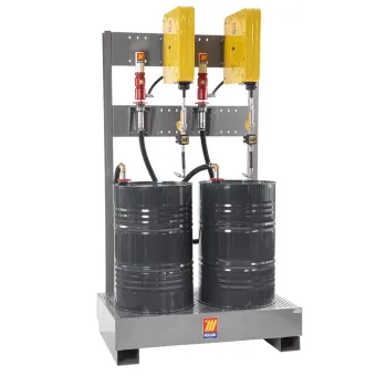 Meclube - installazione completa a 2 postazioni per fusti da 180-220 l