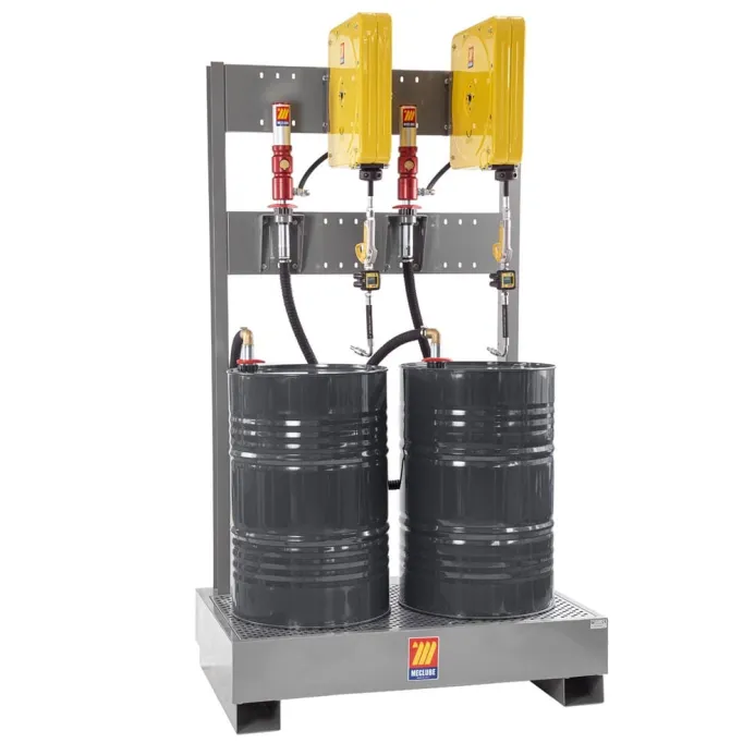 Meclube - installazione completa a 2 postazioni per fusti da 180-220 l