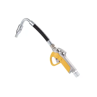 Meclube - pistola distribuzione olio estremita' flessibile 105° valvola antigoccia automatica ø 14 mm