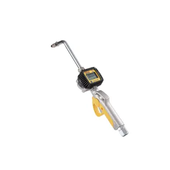 Meclube - pistola digitale distribuzione olio estremita' rigida 45° valvola antigoccia manuale ø 12 mm