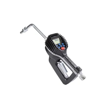 Meclube - pistola digitale a preselezione per olio estremita' rigida 45° valvola antigoccia automatica ø 14 mm