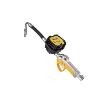 Meclube - pistola meccanica per olio estremita' flessibile 105° valvola antigoccia manuale ø 12 mm