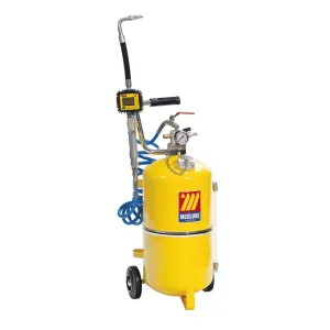 Meclube - distributore olio pneumatico da 24 l con pistola digitale