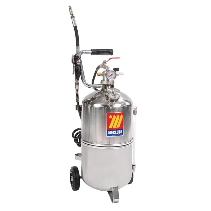Meclube - distributore olio pneumatico da 24 l inox