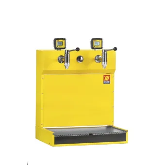Meclube - bar dispenser olio a 2 rubinetti con contalitri digitale