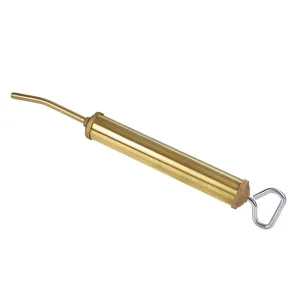 Meclube - siringa ottone per olio aspirante-premente corpo ø 40 l. 300 mm