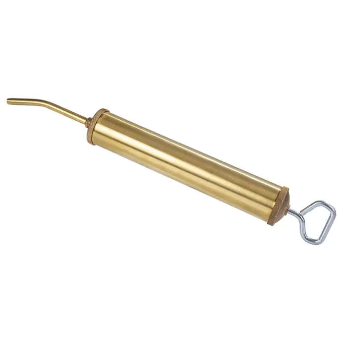 Meclube - siringa ottone per olio aspirante-premente corpo ø 50 l. 340 mm