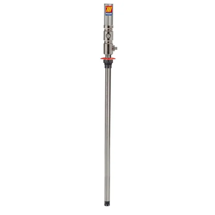 Meclube - pompa pneumatica da travaso in acciaio inox mod. 603x r3:1 portata 30 l/min